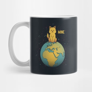 World Domination Planet Earth Mine by Tobe Fonseca Mug